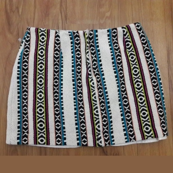 Divided by H&M A-Line Embroidered Woven Multi-color Geo Aztec - Picture 5 of 9